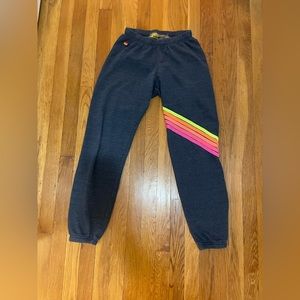 AVIATOR NATION STRIPE SWEATPANTS